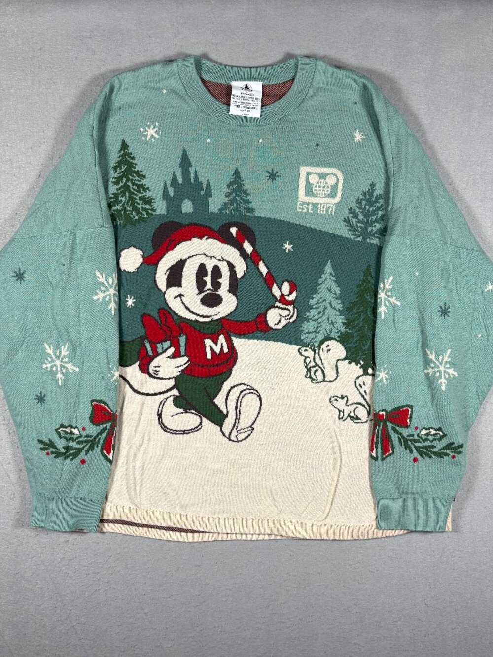 Walt Disney World Christmas Holiday 2022 Sweater Spirit Jersey Rare Size XXL
